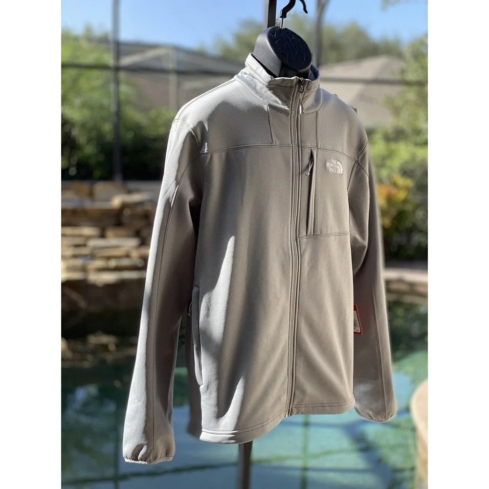 The North Face Cinder Full‑Zip Fleece Jacket Men's L New w/ Tags Gray Outdoors